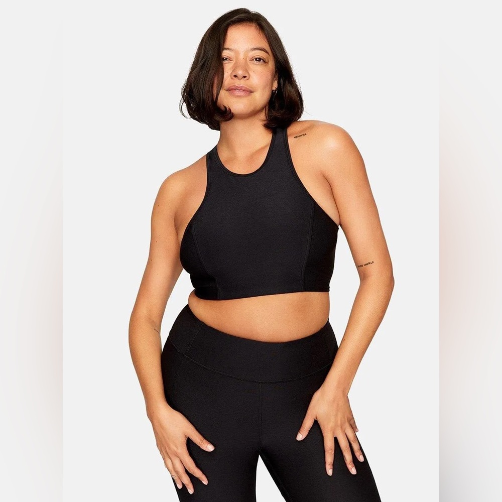 Black Athena Crop Top